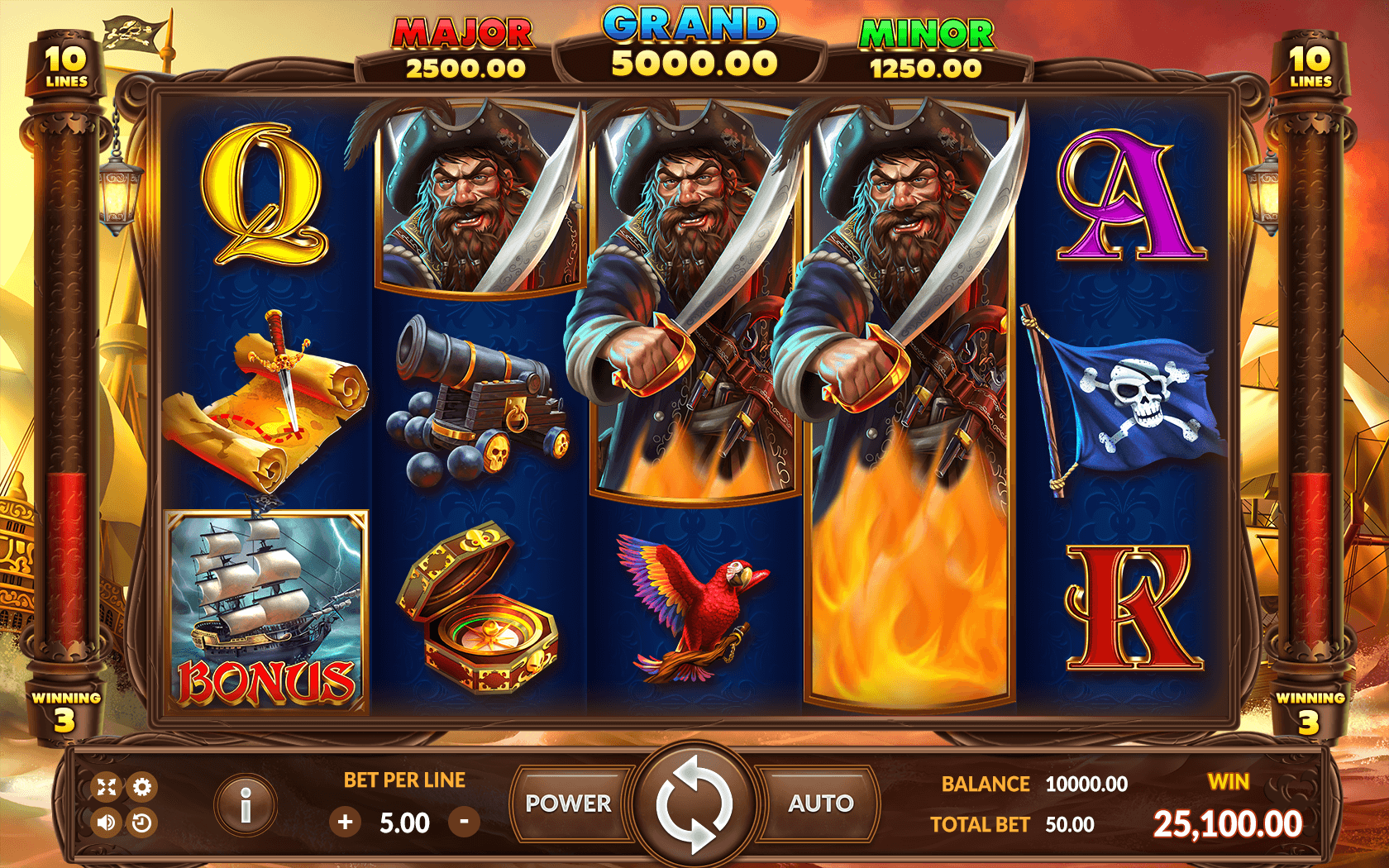 ตัวอย่างเกม Black Beard Legacy
