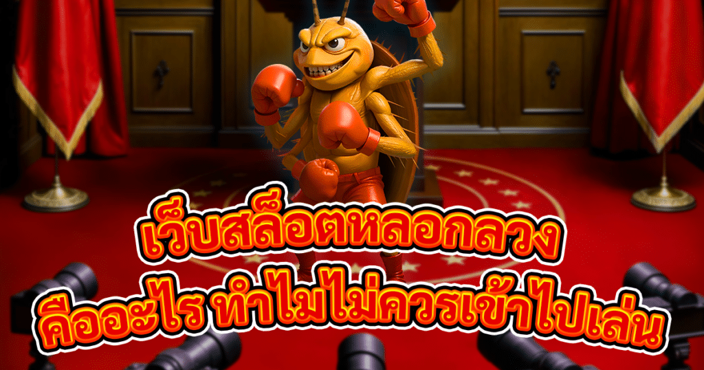เว็บสล็อตหลอกลวง