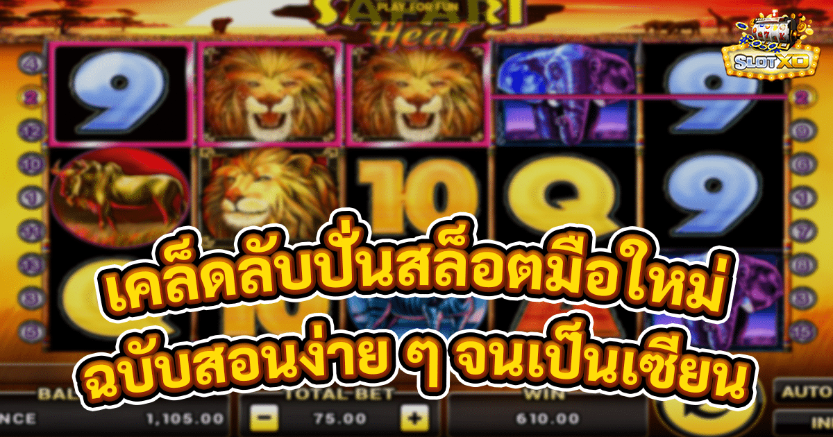 เคล็ดลับนักปั่นสล็อตมือใหม่