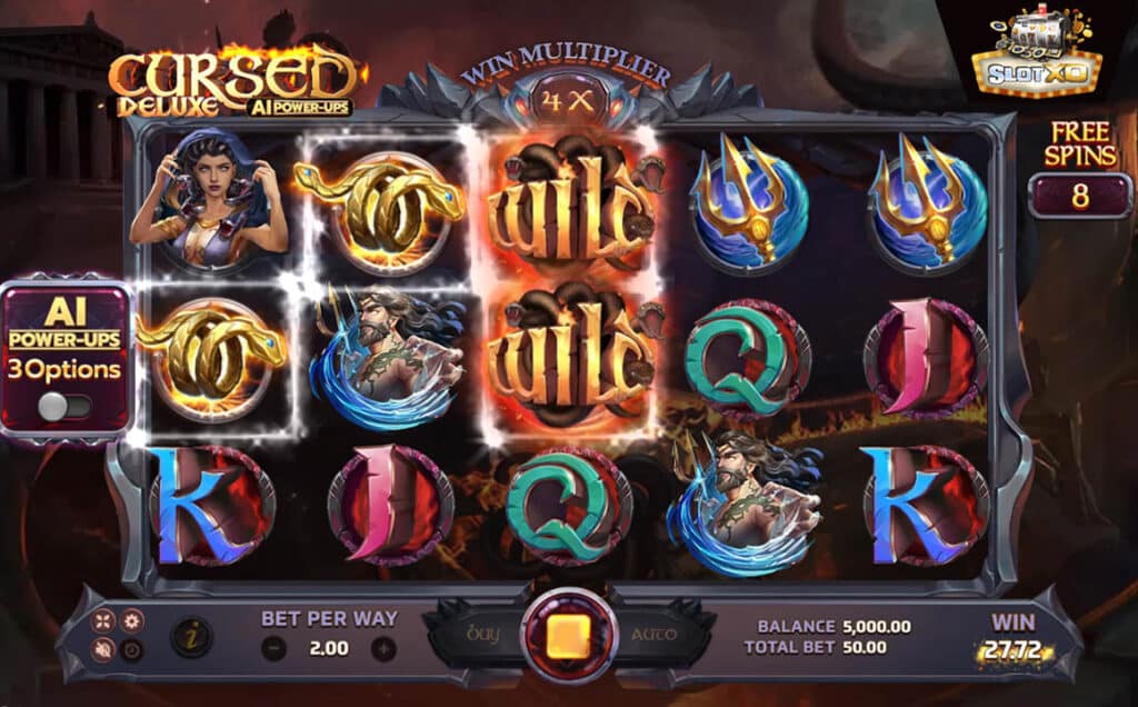 ตัวอย่างสล็อต Cursed Deluxe AI