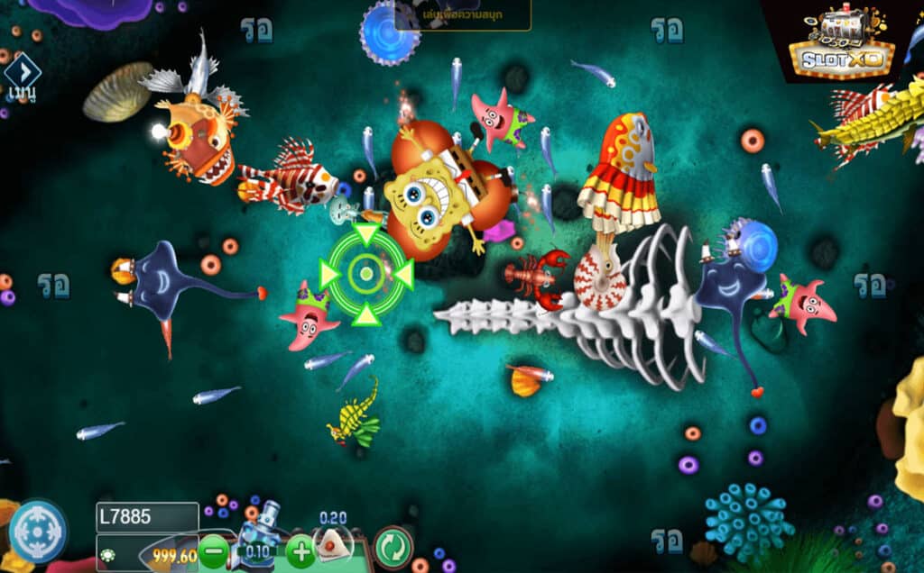 ตัวอย่างเกมยิงปลา Fish Hunter SpongeBob